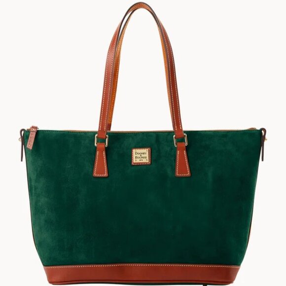 Dooney & Bourke - Suede Tote - Picture 2 of 8